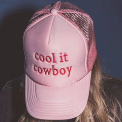 Cool It Cowboy Lettered Female Baseball Cap