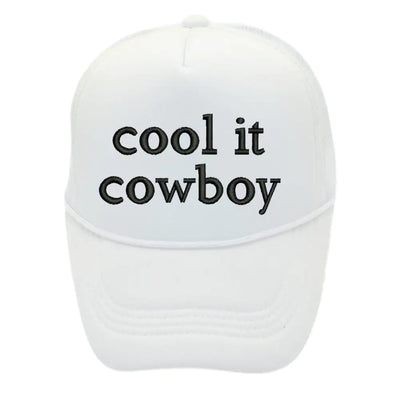 Cool It Cowboy Lettered Female Baseball Cap