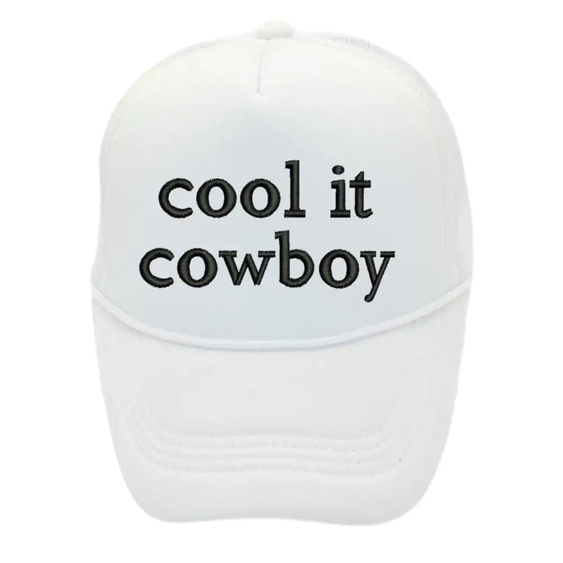 Cool It Cowboy Lettered Female Baseball Cap
