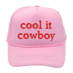 Cool It Cowboy Lettered Female Baseball Cap