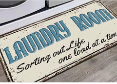 Non-Slip Floor Mat for Laundry Room and Balcony Decor