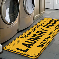 Non-Slip Floor Mat for Laundry Room and Balcony Decor