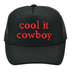 Cool It Cowboy Lettered Female Baseball Cap