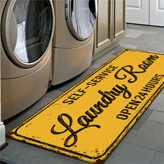 Non-Slip Floor Mat for Laundry Room and Balcony Decor